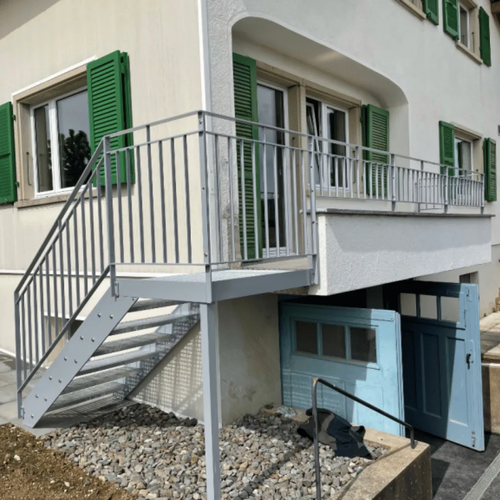Escaliers métalliques - Projet 2022 à Porrentruy